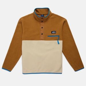 A24 Copper Half Snap Fleece Jacket